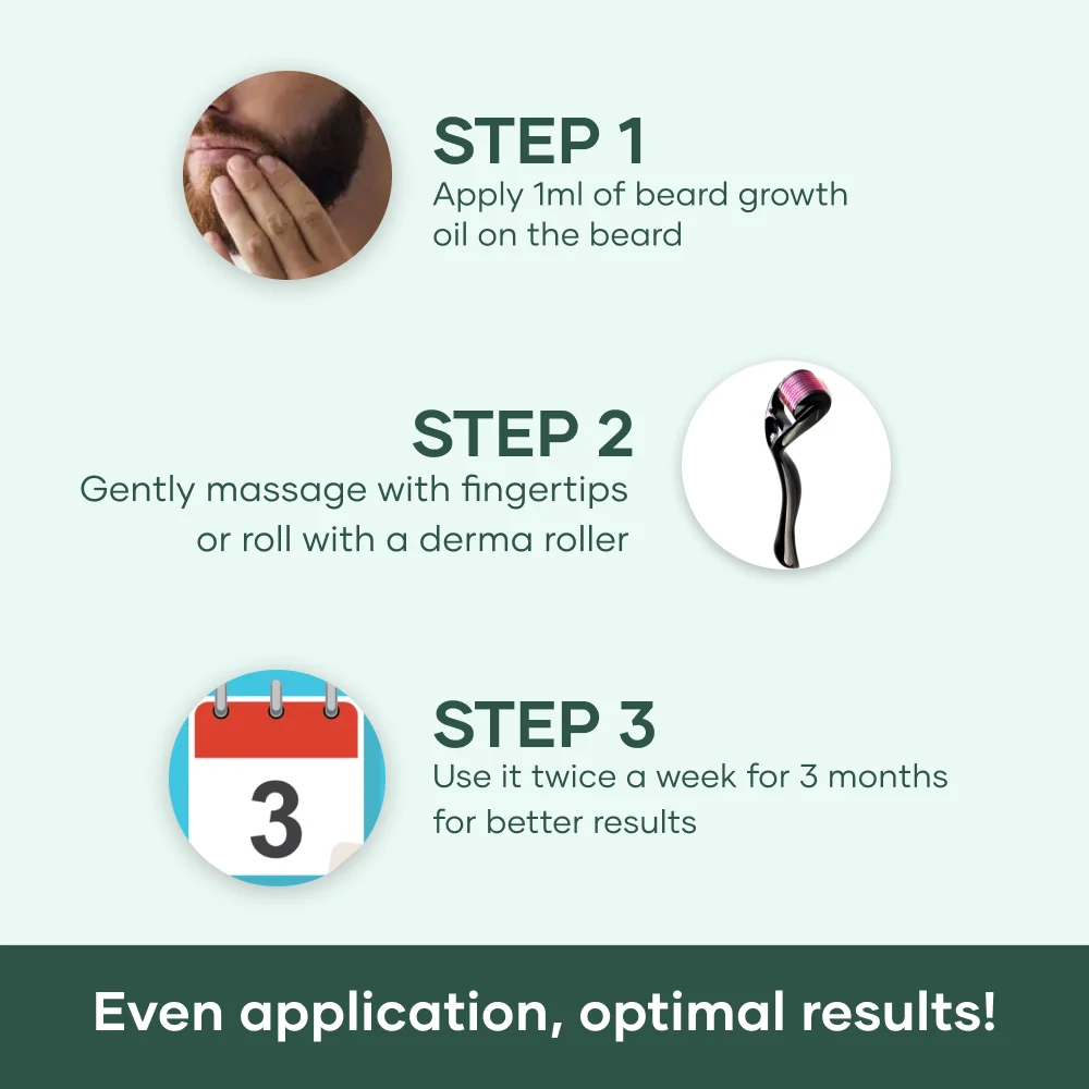 Beard Growth Oil for Smooth Beard - (200 ml) - Image 5