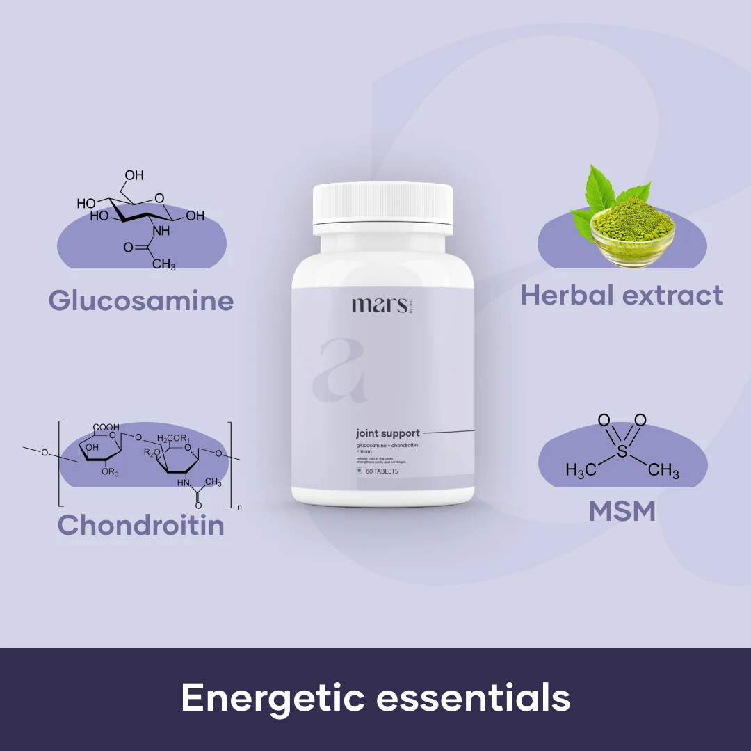 Joint Pain Relief Combo - Powered with Glucosamine, MSM, Vitamin D3 Formula - Image 2