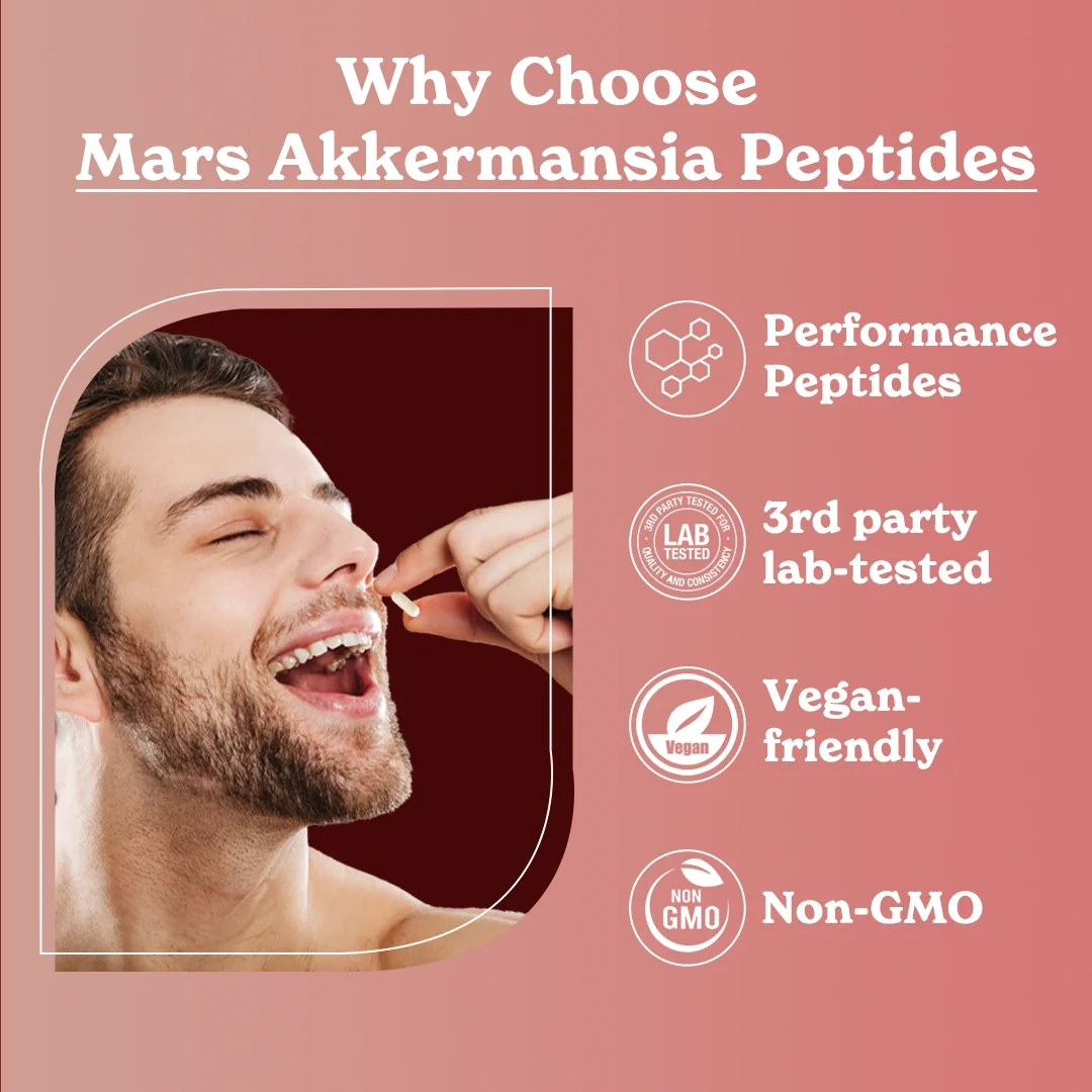Mars Akkermansia GLP-1 Peptide Complex – Weight Loss, Gut Balance & Metabolism Support - Image 12