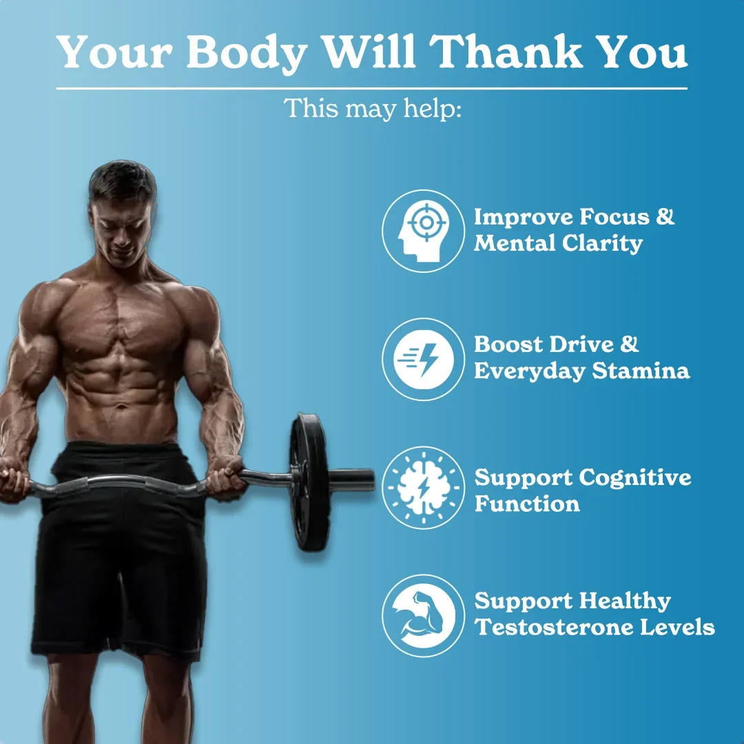 Mars Lions Mane Caps: Energy & Mental Support Supplement With Tongkat Ali & Moringa - Image 6