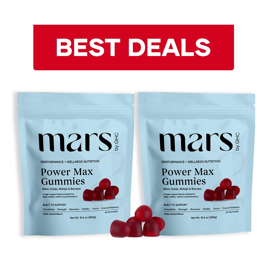 Mars Power Max Gummies: Powered by Nitric Oxide, Shilajit Gold, & Bacopa Monnieri - Image 10