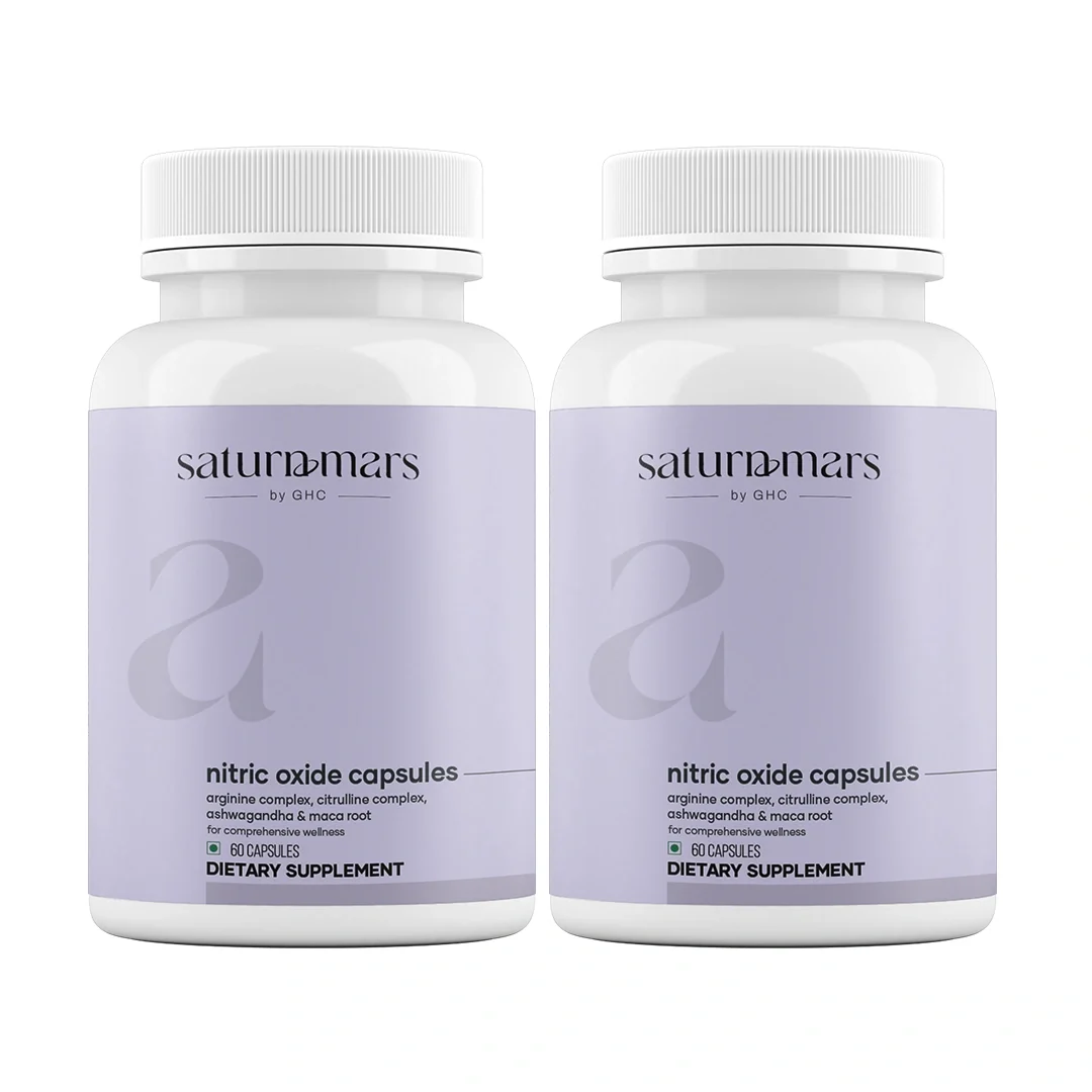 Saturn Mars Nitric Oxide Capsules with L-Arginine, L-Citrulline & Adaptogens – Circulation, Endurance & Recovery Support (60N) - Image 2