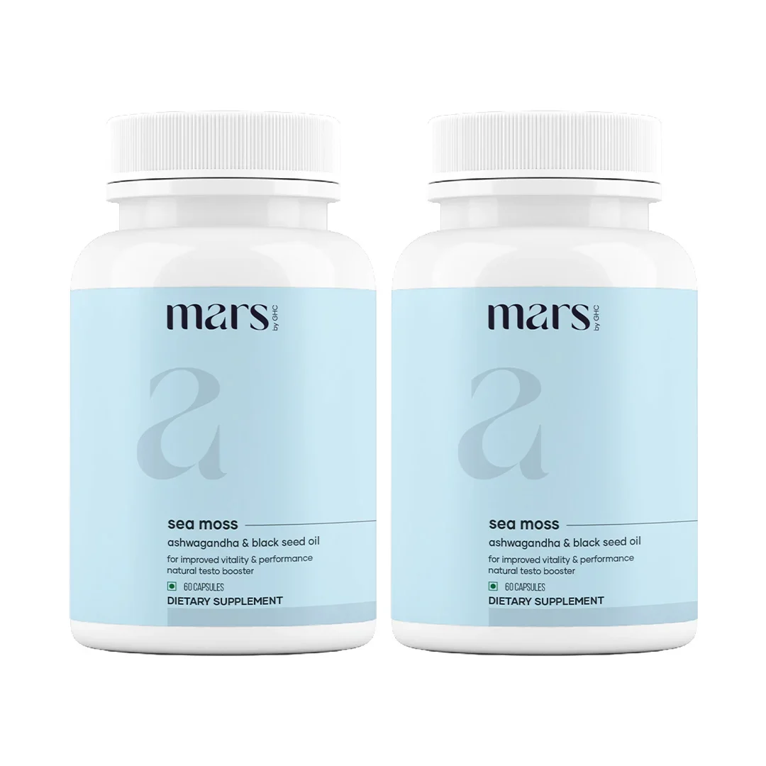 Seamoss Superfood Capsules with Ashwagandha & Black Seed Oil - Detox, Gut Reset & Natural Immunity Booster (60N) - Image 2